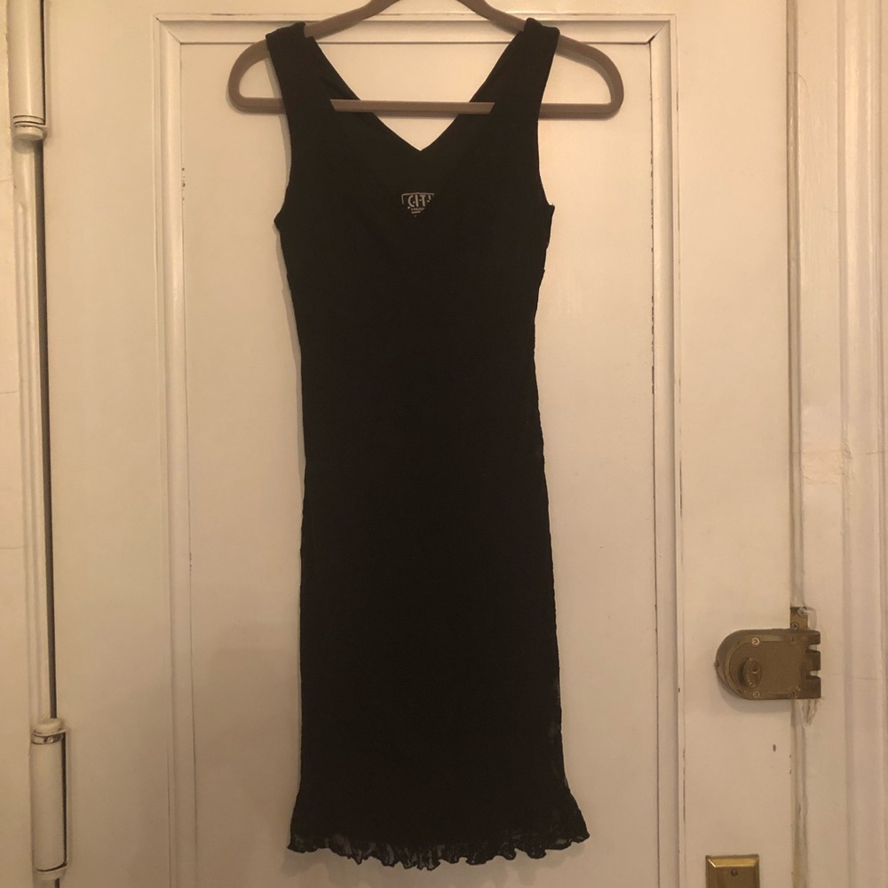 Black lace sz s dress